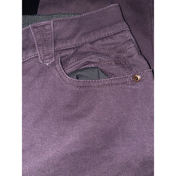 Democracy Jeans Women's 8 Purple Dark Wash Skinny Jeans - Picture 5 of 6